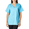 WINK WonderWORK Women’s Mock Wrap Scrub Top(Light Turquoise)