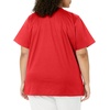 WINK WonderWORK Women’s Mock Wrap Scrub Top(Red)