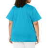 WINK WonderWORK Women’s Mock Wrap Scrub Top(Teal)