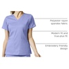 Wink PRO Women’s 4 Pocket V-Neck Scrub Top(Ceil Blue)