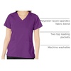 Wink PRO Women’s 4 Pocket V-Neck Scrub Top(Eggplant)