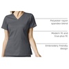 Wink PRO Women’s 4 Pocket V-Neck Scrub Top(Pewter)