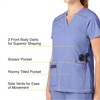 WonderWink Women’s Wonderflex Verity Scrub Top, Ceil Blue, X-Large
