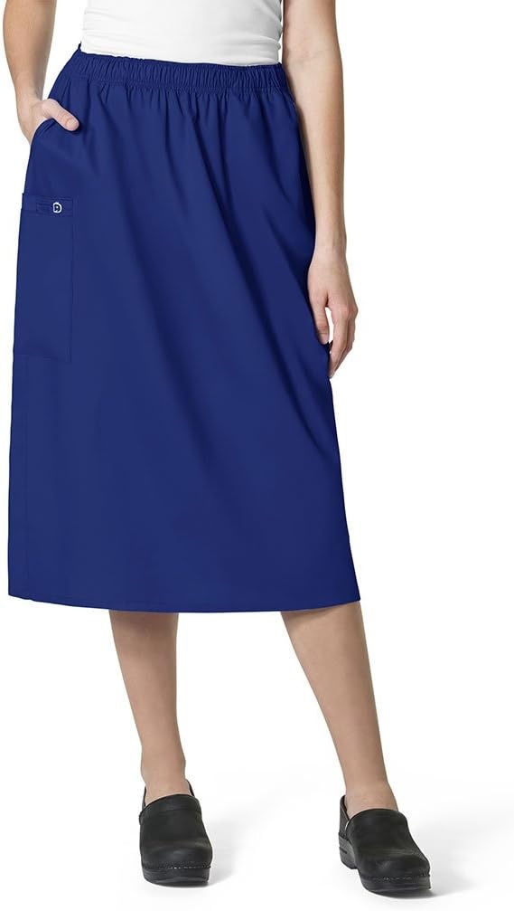 image:imageWINK WonderWORK Womens Pull On Cargo SkirtGalaxy Blue