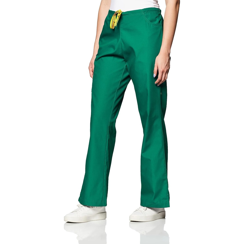 image:imageWINK PRO Womens Moderate Flare Leg Cargo Scrub PantHunter Green