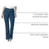 WINK PRO Women’s Moderate Flare Leg Cargo Scrub Pant(Caribbean)