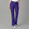 WINK PRO Women’s Moderate Flare Leg Cargo Scrub Pant(Grape)