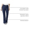 WINK PRO Women’s Moderate Flare Leg Cargo Scrub Pant(Navy)