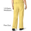 WINK PRO Women’s Moderate Flare Leg Cargo Scrub Pant(Yellow)