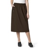 WINK WonderWORK Women’s Pull On Cargo Skirt(Chocolate)