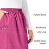 WINK WonderWORK Women’s Pull On Cargo Skirt(Fuchsia)