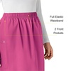 WINK WonderWORK Women’s Pull On Cargo Skirt(Fuchsia)