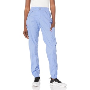 Wink Women’s Love Utility Cargo Zip Jogger Pant(Ceil Blue)