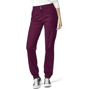 Wink Women’s Love Utility Cargo Zip Jogger Pant(Wine)