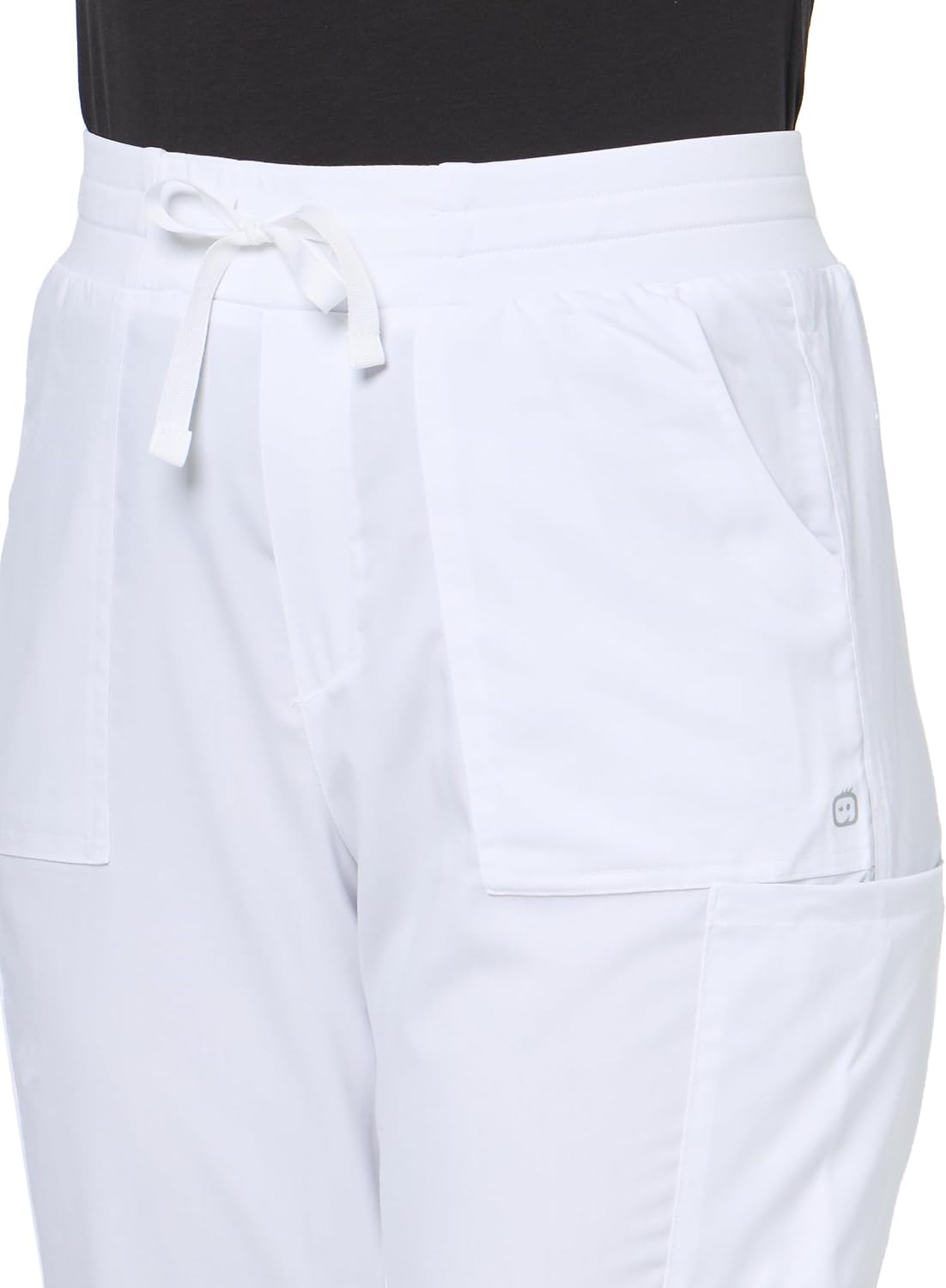 image:imageWink PRO Womens Slim Leg Cargo Scrub PantWhite