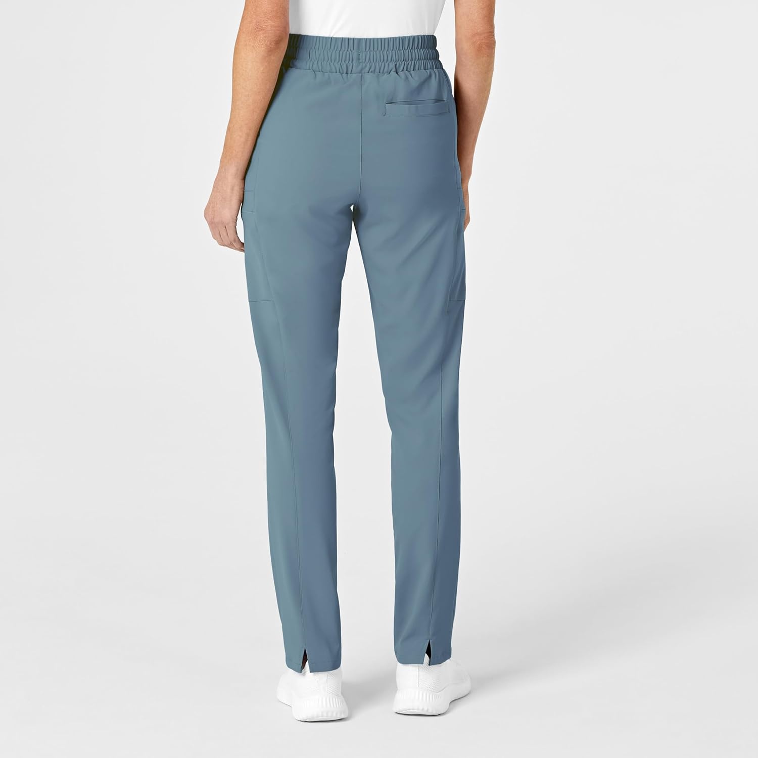 image:imageWink Renew Womens High Waist Slim Leg Scrub PantElemental Blue