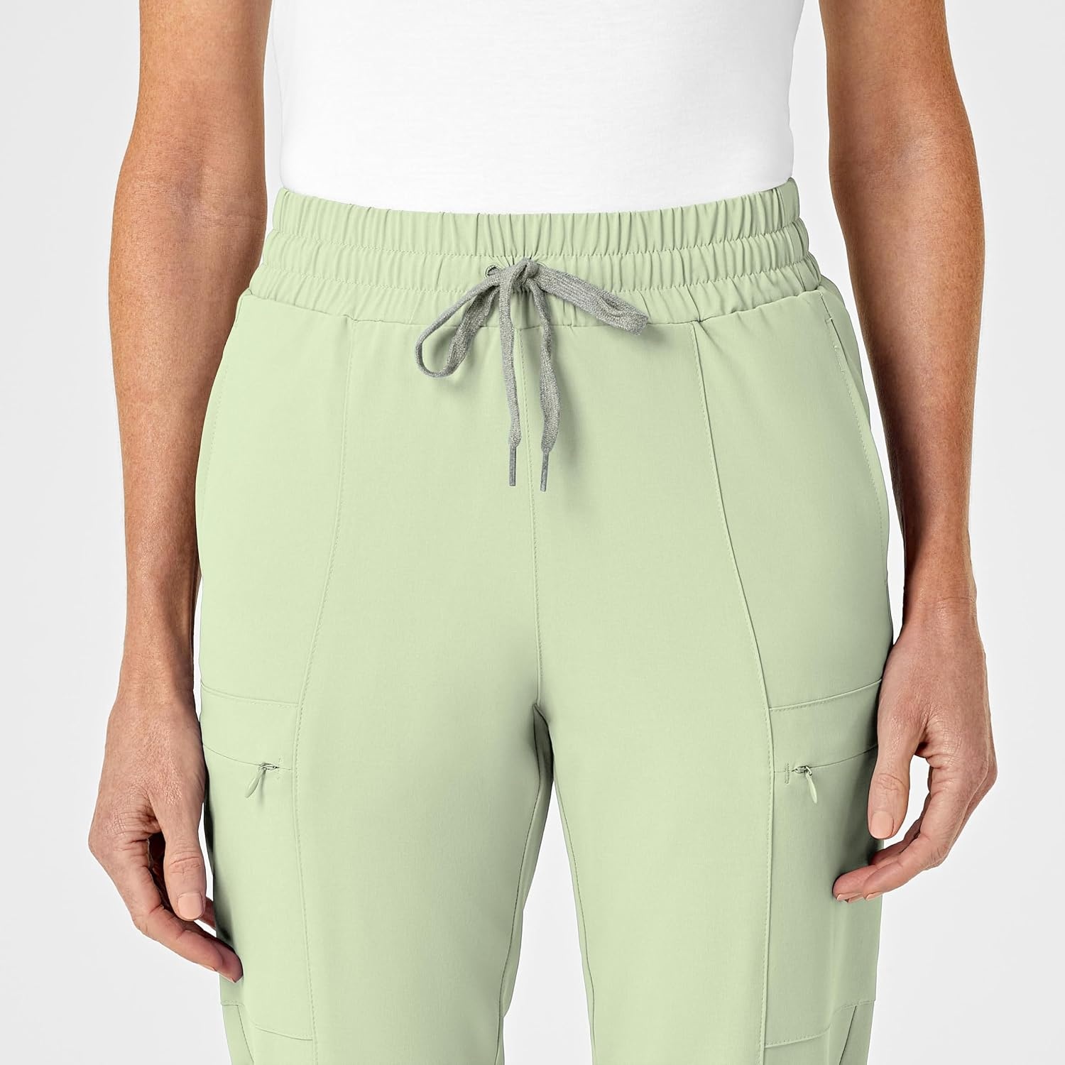 image:imageWink Renew Womens High Waist Slim Leg Scrub PantFresh Mint