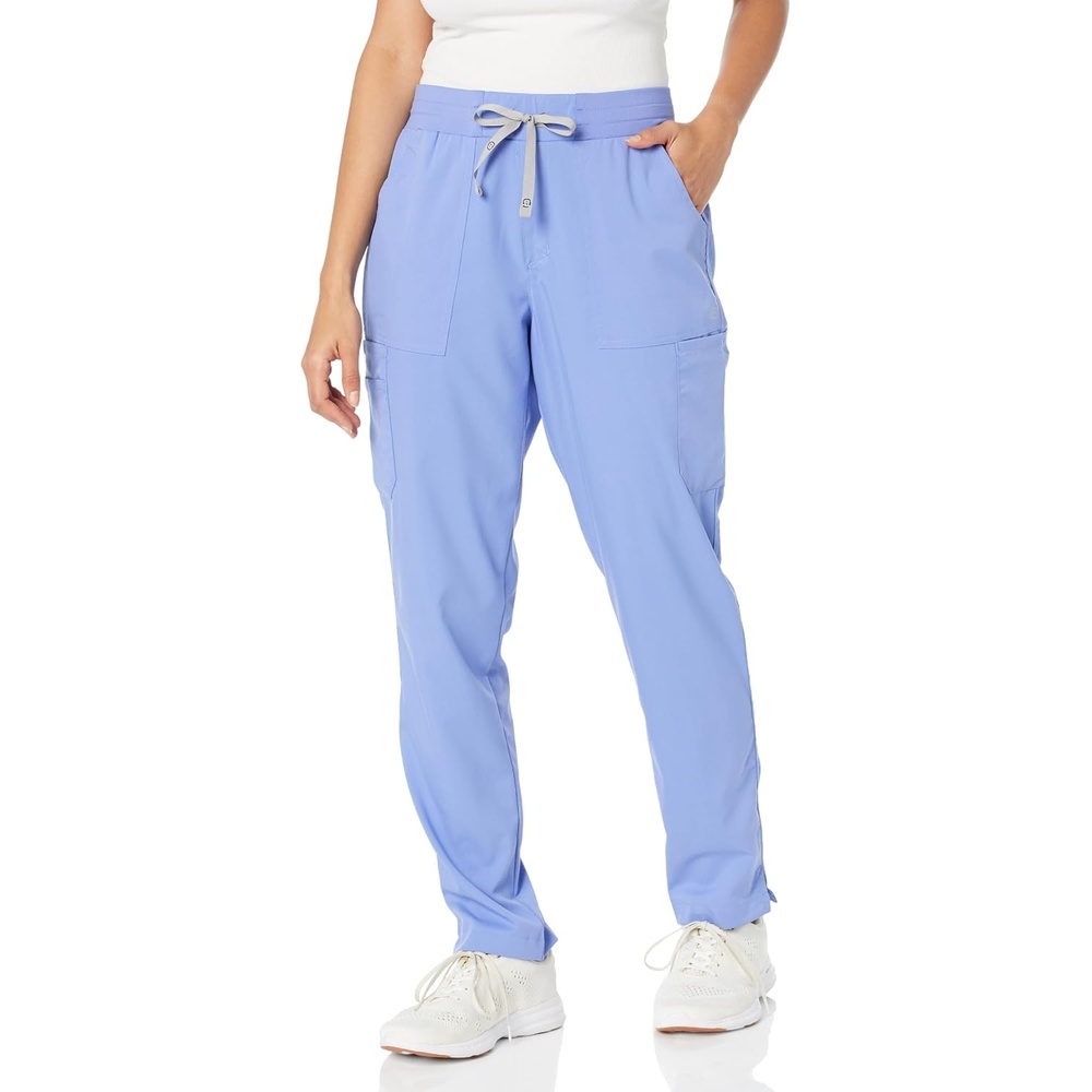 image:imageWink PRO Womens Slim Leg Cargo Scrub PantCeil Blue