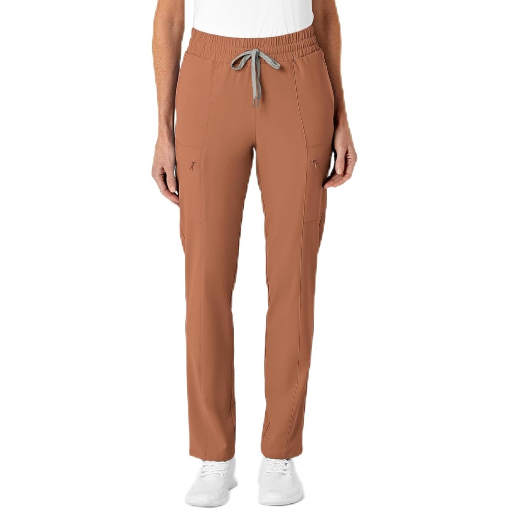 image:imageWink Renew Womens High Waist Slim Leg Scrub PantClay