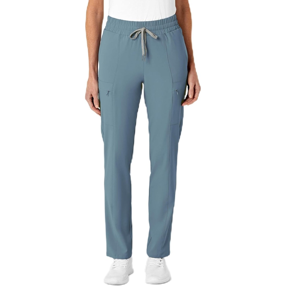 image:imageWink Renew Womens High Waist Slim Leg Scrub PantElemental Blue