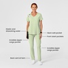 Wink Renew Women’s High Waist Slim Leg Scrub Pant(Fresh Mint)