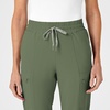 Wink Renew Women’s High Waist Slim Leg Scrub Pant(Olive)