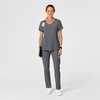 Wink Renew Women’s High Waist Slim Leg Scrub Pant(Pewter)