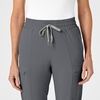 Wink Renew Women’s High Waist Slim Leg Scrub Pant(Pewter)