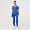 Wink Renew Women’s High Waist Slim Leg Scrub Pant(Royal)