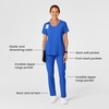 Wink Renew Women’s High Waist Slim Leg Scrub Pant(Royal)