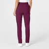Wink Renew Women’s High Waist Slim Leg Scrub Pant(Wine)
