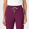 Wink Renew Women’s High Waist Slim Leg Scrub Pant(Wine)