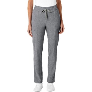 Wink Renew Women’s High Waist Slim Leg Scrub Pant(Grey Heather)