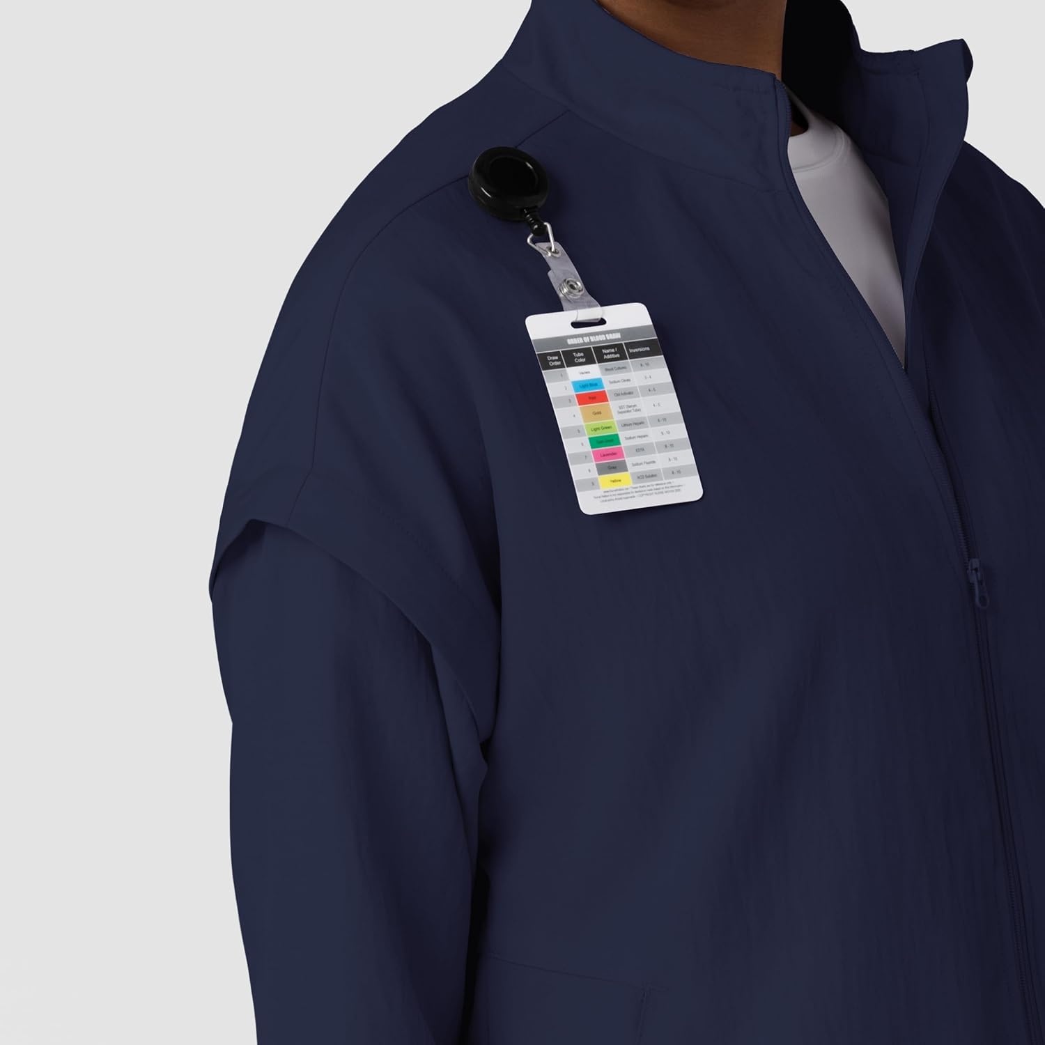 image:imageWINK Womens Womens Breezebreaker Scrub JacketNavy