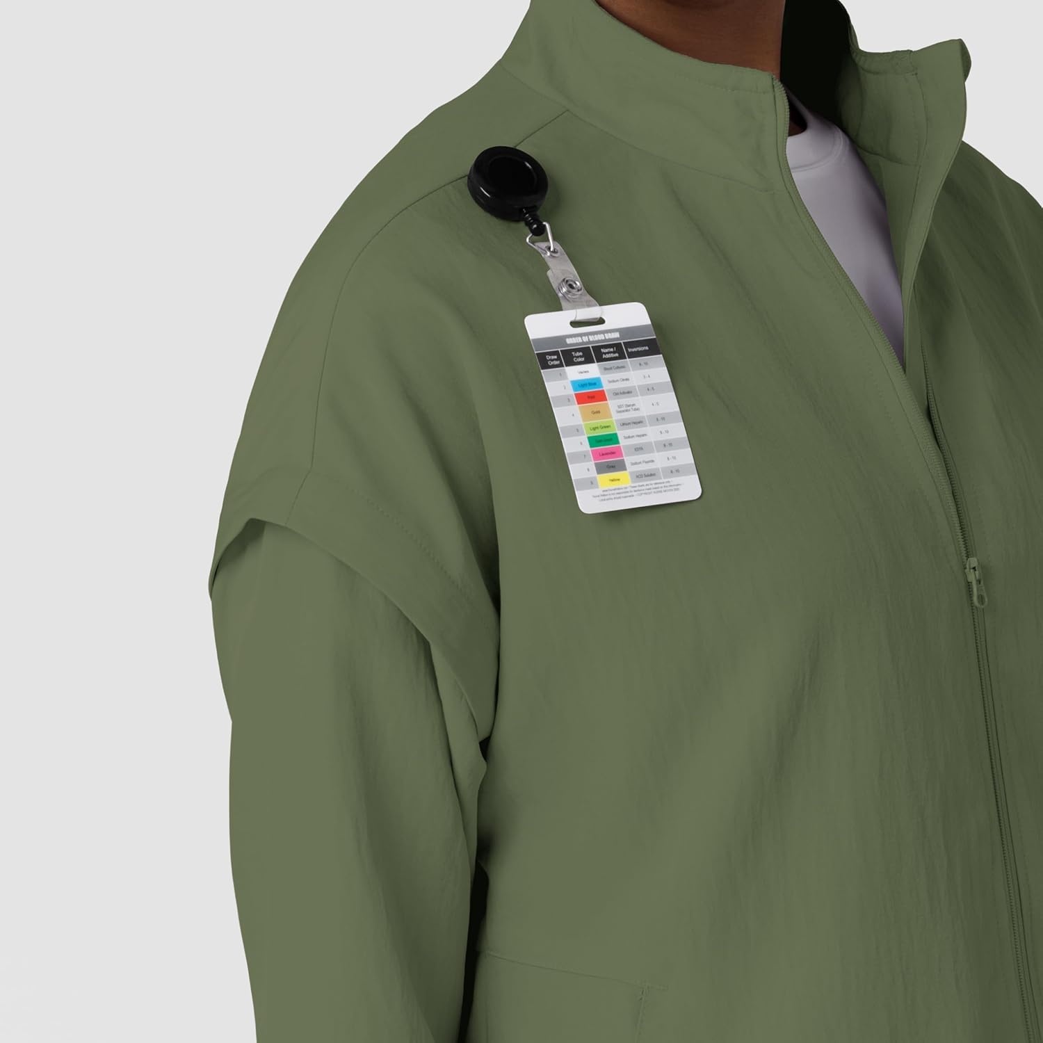 image:imageWINK Womens Womens Breezebreaker Scrub JacketOlive