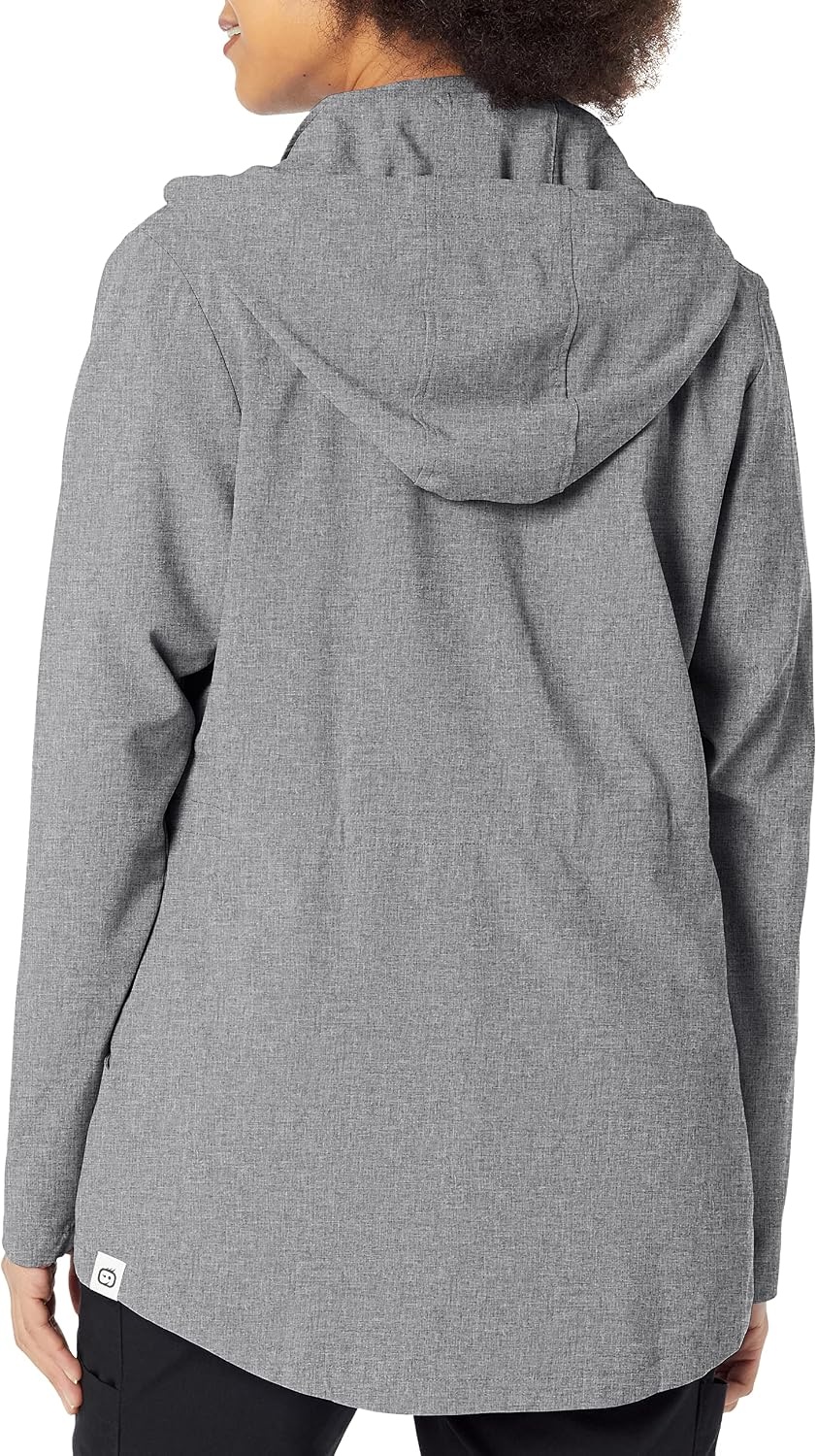 image:imageWonderWink Womens Womens Convertible Hood Fashion JacketGrey Heather