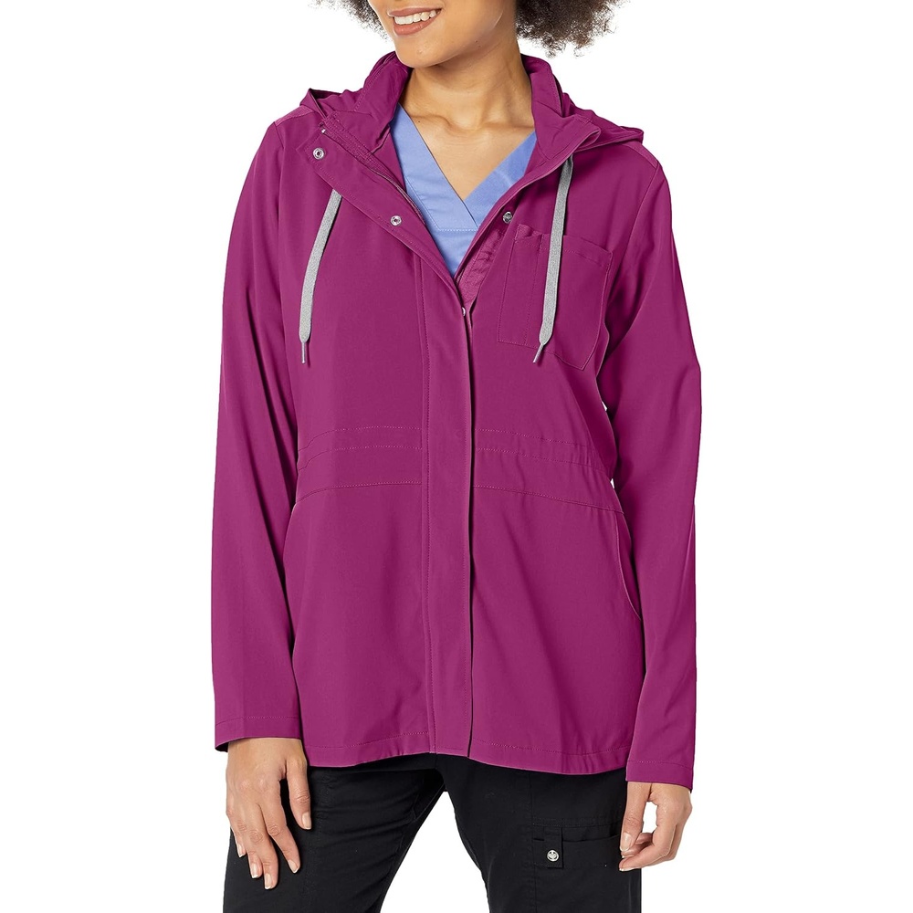 image:imageWonderWink Womens Womens Convertible Hood Fashion JacketWine