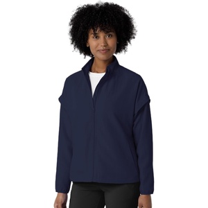 WINK Women’s Women’s Breezebreaker Scrub Jacket(Navy)