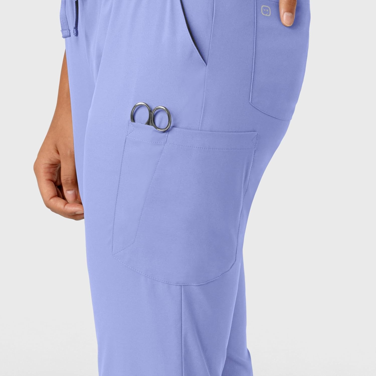 image:imageWonderWink Womens Womens Jogger Scrub PantCeil Blue