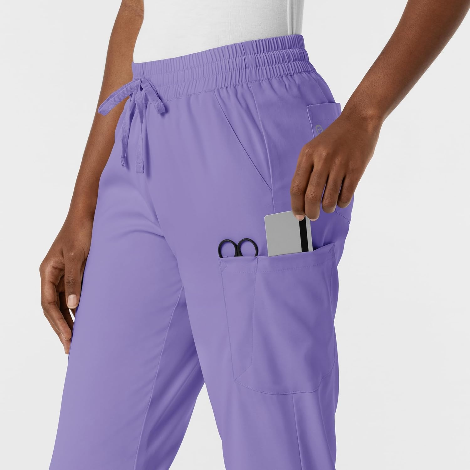 image:imageWonderWink Womens Womens Jogger Scrub PantIris Purple