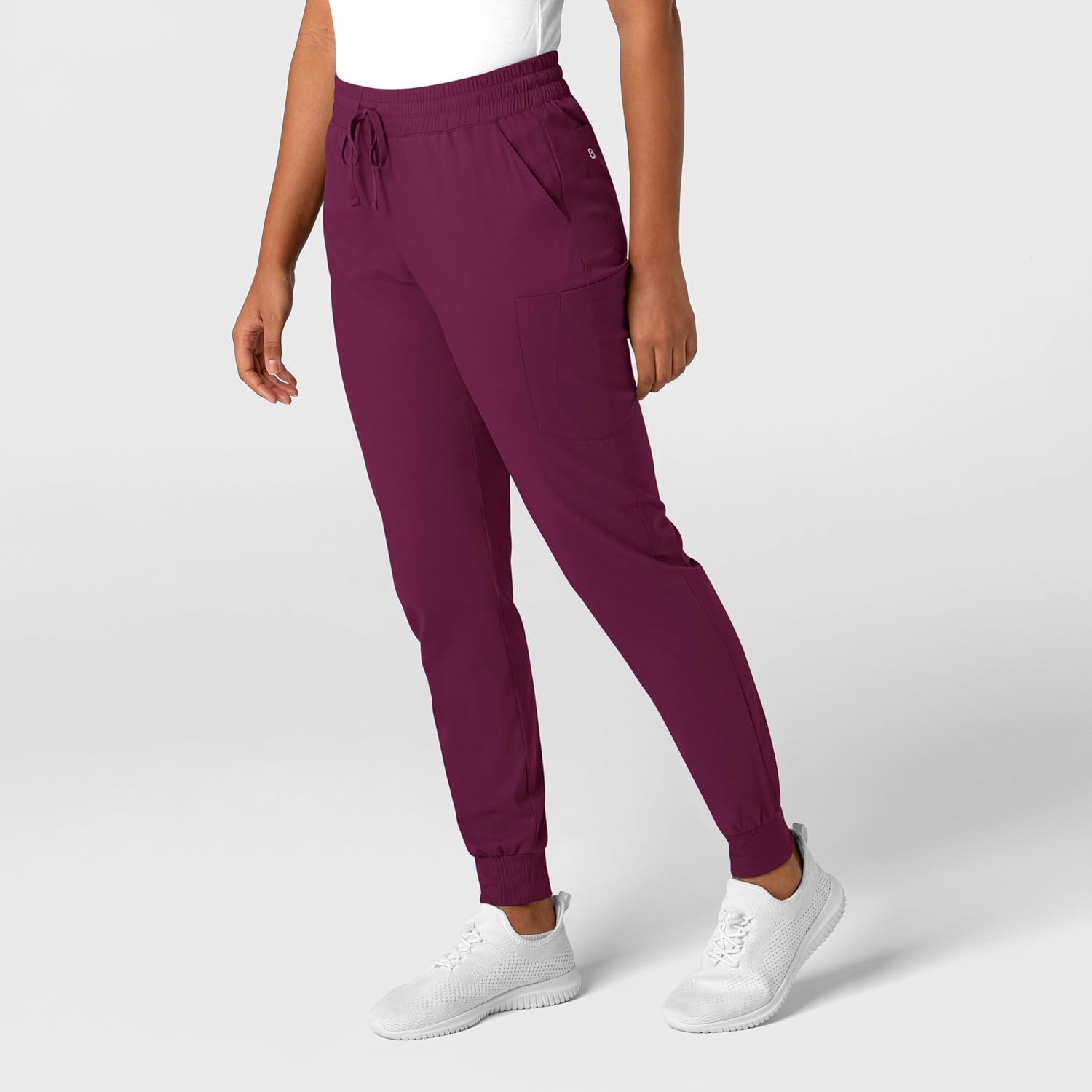 image:imageWonderWink Womens Womens Jogger Scrub PantWine