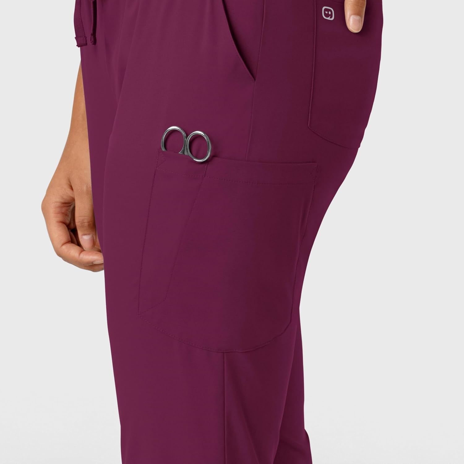 image:imageWonderWink Womens Womens Jogger Scrub PantWine