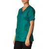 WINK WonderWORK Women’s Short Sleeve Snap Front Scrub Top(Hunter)