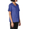 WINK WonderWORK Women’s Short Sleeve Snap Front Scrub Top(Navy)