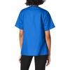 WINK WonderWORK Women’s Short Sleeve Snap Front Scrub Top(Royal)
