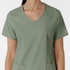 Wink PRO Women’s 4 Pocket V-Neck Scrub Top(Sage)