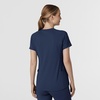 Wink Renew Knit Women’s Flex-n-Reach V-Neck Raglan Scrub Top(Navy)
