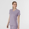 Wink Renew Knit Women’s Flex-n-Reach V-Neck Raglan Scrub Top(Wisteria)
