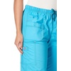 Wink WonderFLEX Patience – Women’s Curved Notch Neck Scrub Top(Aqua)