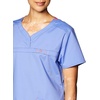 Wink WonderFLEX Patience – Women’s Curved Notch Neck Scrub Top(Ceil Blue)